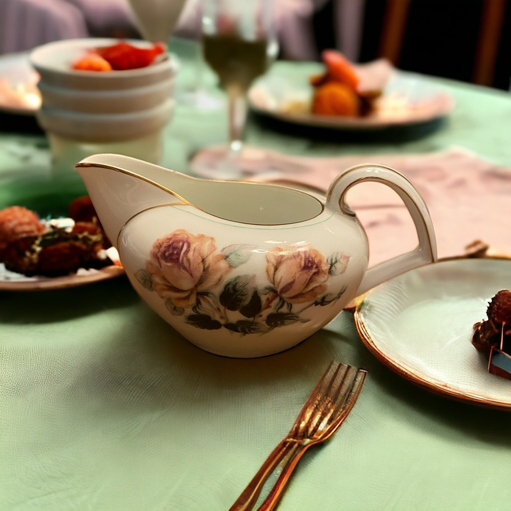 Vintage Kent Fine China Trio pattern Creamer. Mint condition.